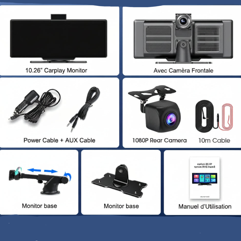 Road Eye Ultimate - Dashcam + CARPLAY ANDROID AUTO