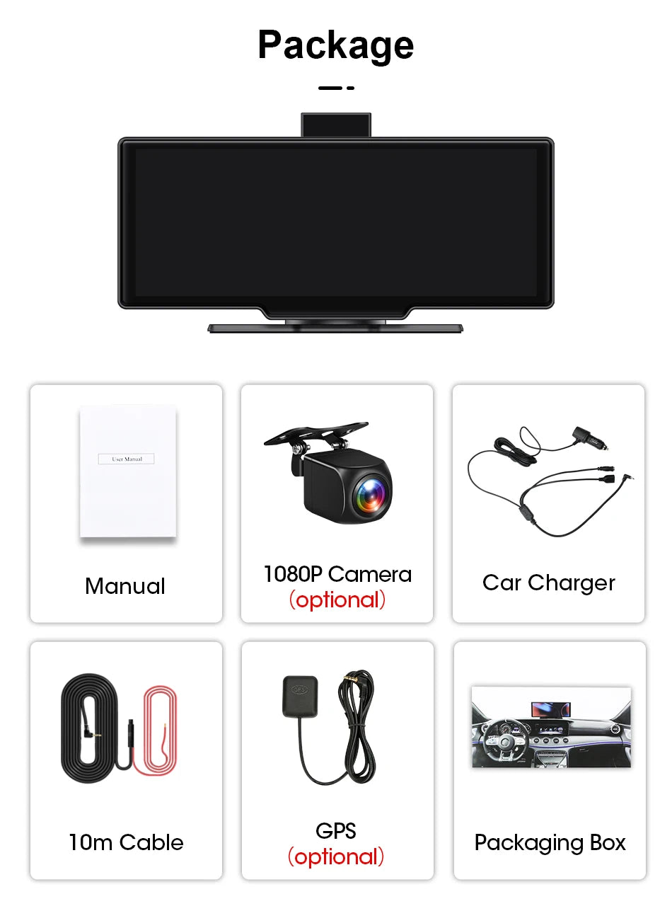 Road Eye Ultimate - Dashcam + CARPLAY ANDROID AUTO