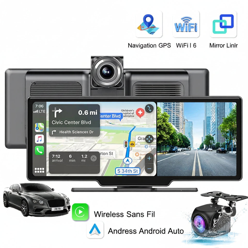 Road Eye Ultimate - Dashcam + CARPLAY ANDROID AUTO
