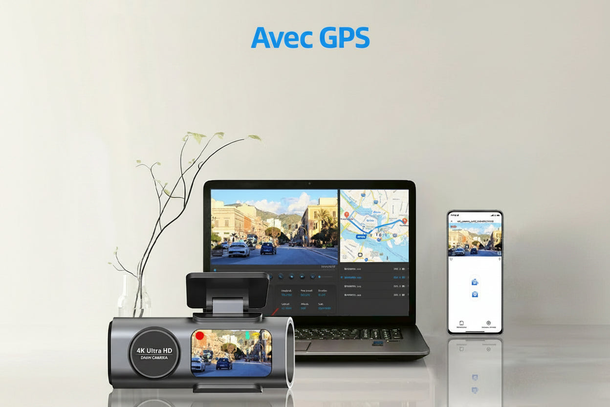 Road Eye Pro - DashCam 4k - WiFi - capteurs